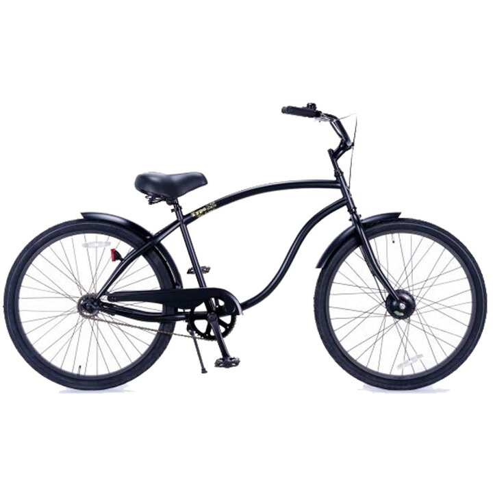 楽天市場】自転車 RAINBOW TYPE-X 26 CRUISER Black×BlackRim  
