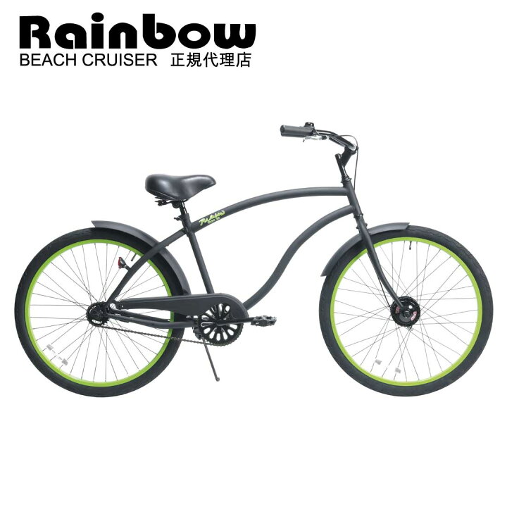 楽天市場】自転車 通販 RAINBOW 26TYPE-X CRUISER マットブラック 