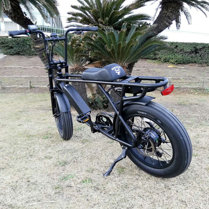 楽天市場】電動アシスト自転車 BRONX BUGGY-20 マットブラック e-BIKE 