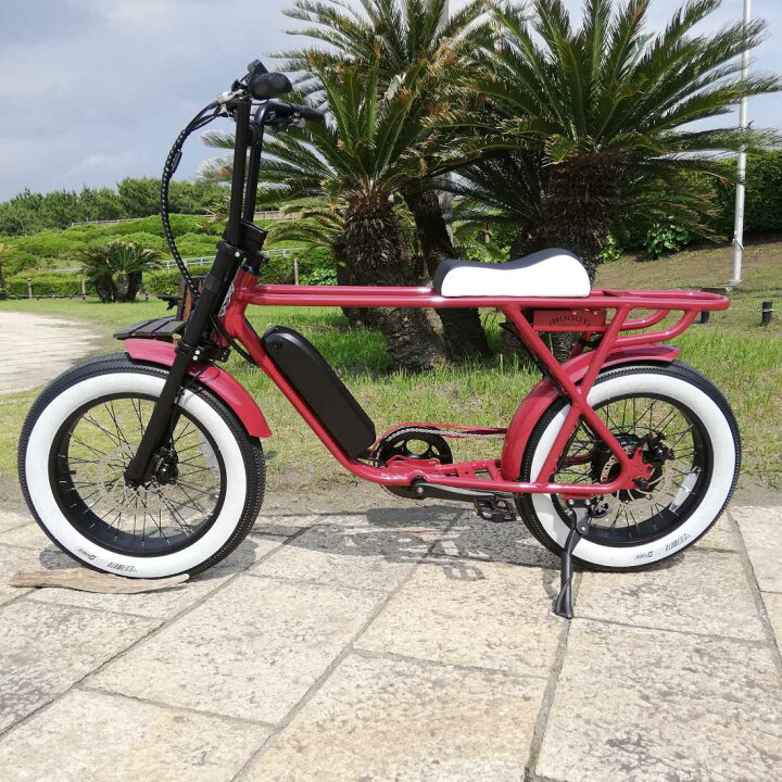 楽天市場】電動アシスト自転車 BRONX BUGGY-20 マルーン e-BIKE E 
