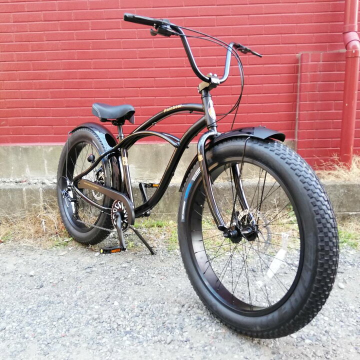 楽天市場】自転車 RAINBOW PCH101 26 CRUISER GREASE4.0-8D スペード  