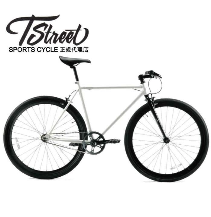 楽天市場】自転車 通販 T-STREET-1SP グロスホワイト クロスバイク 