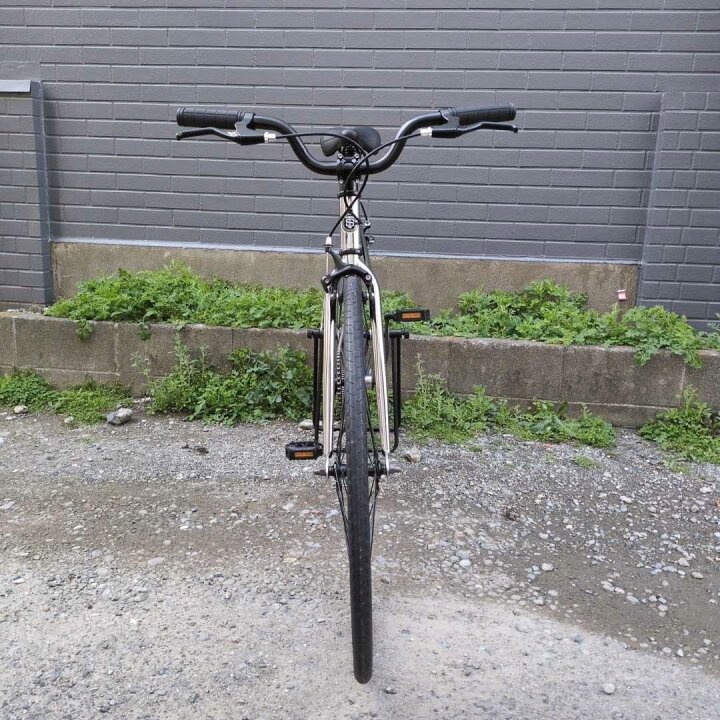 楽天市場】自転車 通販 T-STREET 700C-1SPEED クローム ピスト クロス 