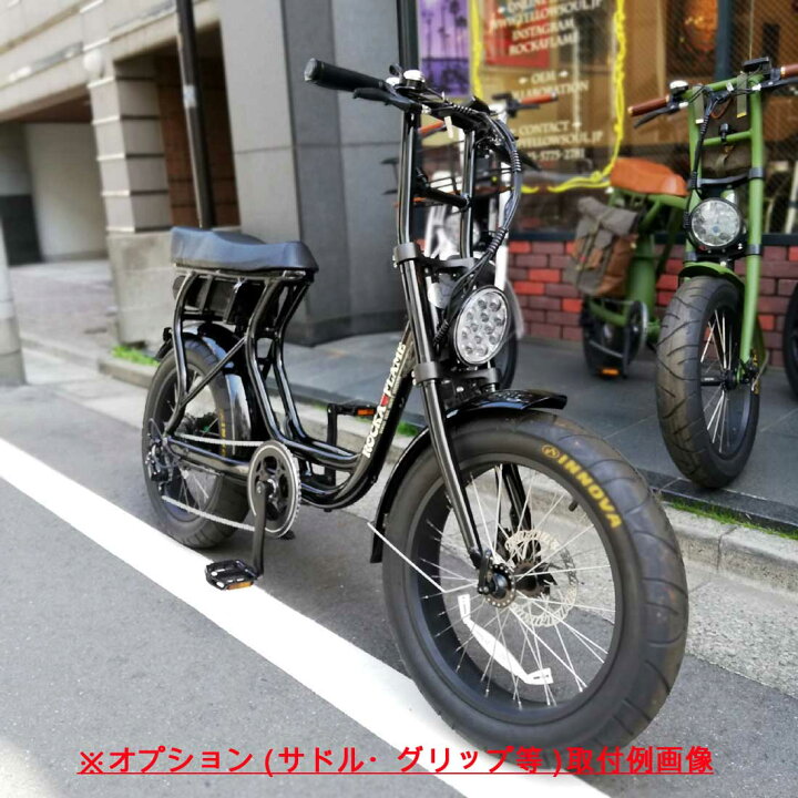 楽天市場 自転車 Rocka Flame E Bike Fuma メタルブラック 電動アシスト ｅバイク 公道可 送料無料 東京 神奈川 埼玉 千葉 限定販売 ファットバイク インチ 通勤 通学 Lanai Makai