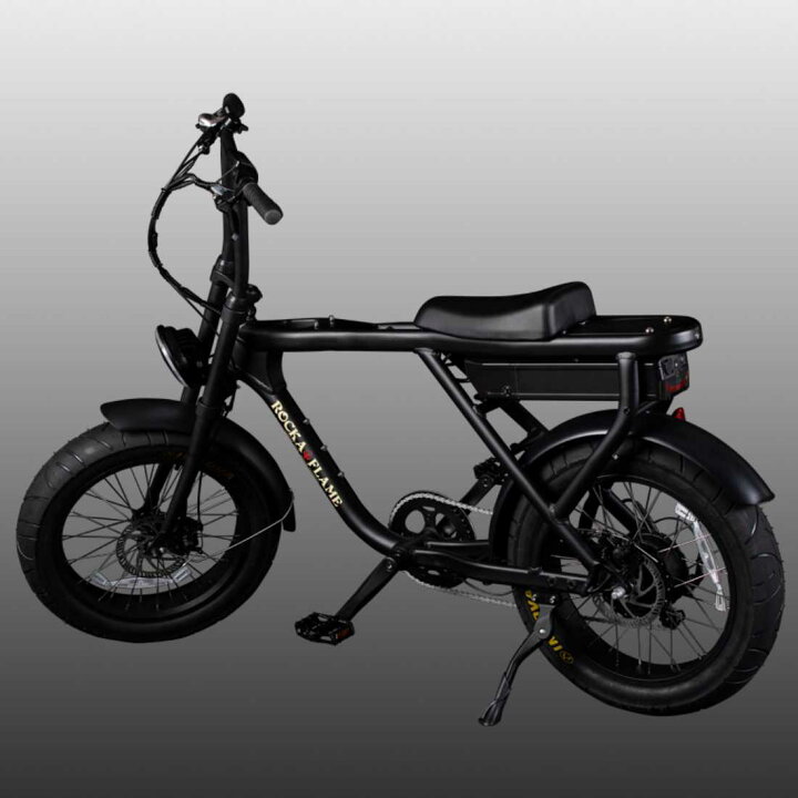 電動アシスト付き自転車 ロカフレーム マカミ マットブラック ROCKA 