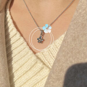 ネックレス ペンダント レディース 花 プルメリア ハワイアンジュエリー lana jewelry ラナジュエリー サージカルステンレス316L製 金属アレルギー対応 安心 アレルギーフリー 送料無料