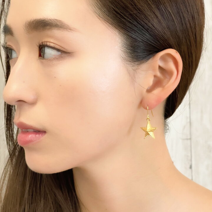 楽天市場】フックピアス レディース 片耳用 1個売り 星 月 ムーン  