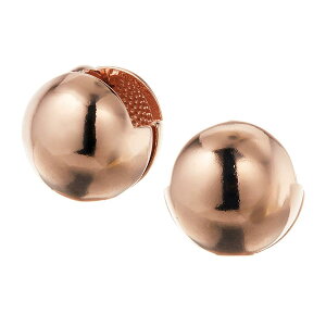 lana ocean jewel フープピアス シンプル ボール 小さい ワンタッチ 中折れ 変色防止加工 ニッケルフリー 金属アレルギー対応 レディース 送料無料