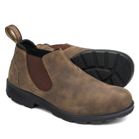 Blundstone（ブランドストーン） 2036（ヌバック） ラスティック ブラウン 茶 ORIGINALS LOW CUT オリジナルズ ローカット ブーツ サイドゴアブーツ ワークブーツ メンズ レディース 21.5～29.0 レザー 革 革靴 ゴム ゴム底 靴 シューズ