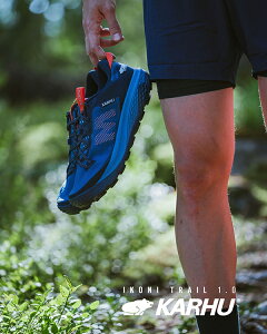 KARHU(カルフ) イコニ トレイル IKONI TRAIL WR ゴ−ルデンイエロー メンズ レディース スニーカー 山歩き 登山靴 アウトドア ランニングシューズ ウォーキング 軽量スニーカー ネイビー イエロ