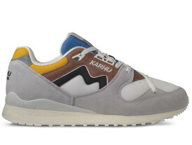 KARHU（カルフ） シンクロクラシック SYNCHRON CLASSIC DAWN BLUE JET BLACK グレー ホワイト ブラウン メンズ レディース スニーカー ランニングシューズ ウォーキング 軽量スニーカー 灰 白 イエロー ブルー KH802668