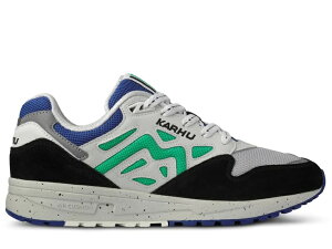 KARHU(カルフ) レガシー 96 LEGACY 96 ''ORIENTEERING PACK'' JET BLACK BLARNEY グレー ブラック イエロー メンズ レディース スニーカー ランニングシューズ ウォーキング 軽量スニーカー 灰 黒 黄色 KH80604