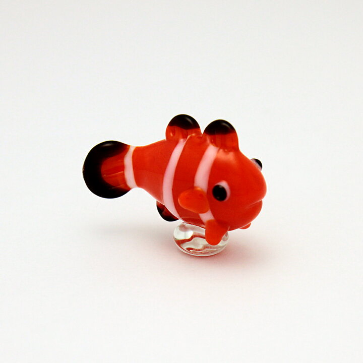 楽天市場】【ガラス細工】 クマノミ（カクレクマノミ） 熱帯魚 ニモ 