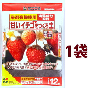 甘いイチゴをつくる土 12L (1袋) いちご イチゴ 苺