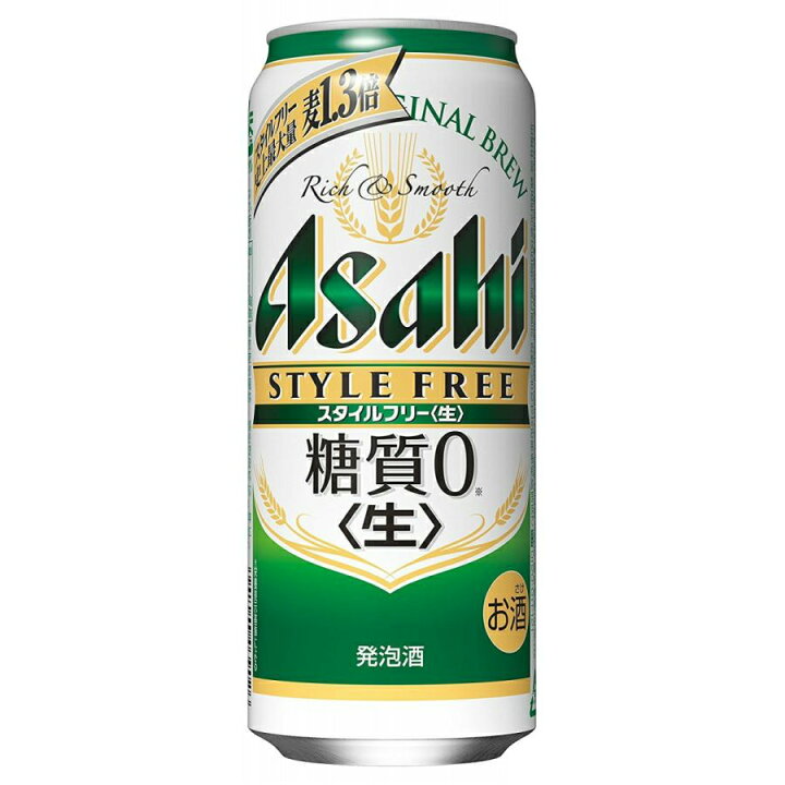楽天市場 アサヒ スタイルフリー 500ml缶 24本 ケース売り アサヒビール 発泡酒 創業明治元年の酒店 いけださかや