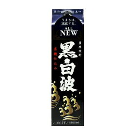 黒白波 1800mlパック 12本 薩摩酒造 九州沖縄～関西 送料無料