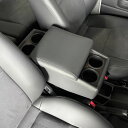 TME 再再販70 専用 アームレスト コンソールボックス ドリンクホルダー ブラックグレーレザー ランクル70 GDJ76W ラン…