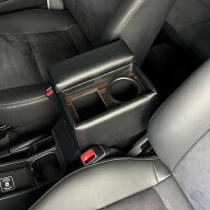 TME 再再販70 専用 アームレスト コンソールボックス ドリンクホルダー ブラックレザー ランクル70 GDJ76…