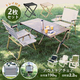 ＼2点買うともう一点プレゼント！300円オフ！最安2890円+レビュー特典／アウトドアチェア 折りたたみ椅子 木目調 ローチェア キャンプ イス 背中ポケット付き 置き皿付き コンパクト 軽量 持ち運び便利 バーベキュー 公園 運動会 レジャー 屋外 室内兼用 おしゃれ 組立簡単