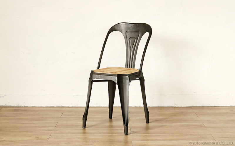 楽天市場】インダストリアル家具 椅子 チェアー 木製 スチール 