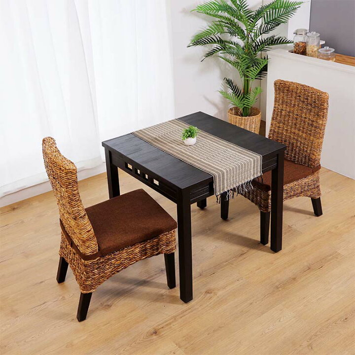 楽天市場】アジアン家具 ダイニングチェア 椅子 いす 2脚セット 2個組 