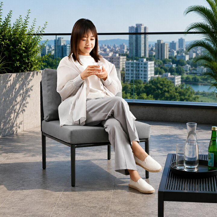 楽天市場】【新商品ポイント10倍】屋外対応 センターソファ ガーデン 