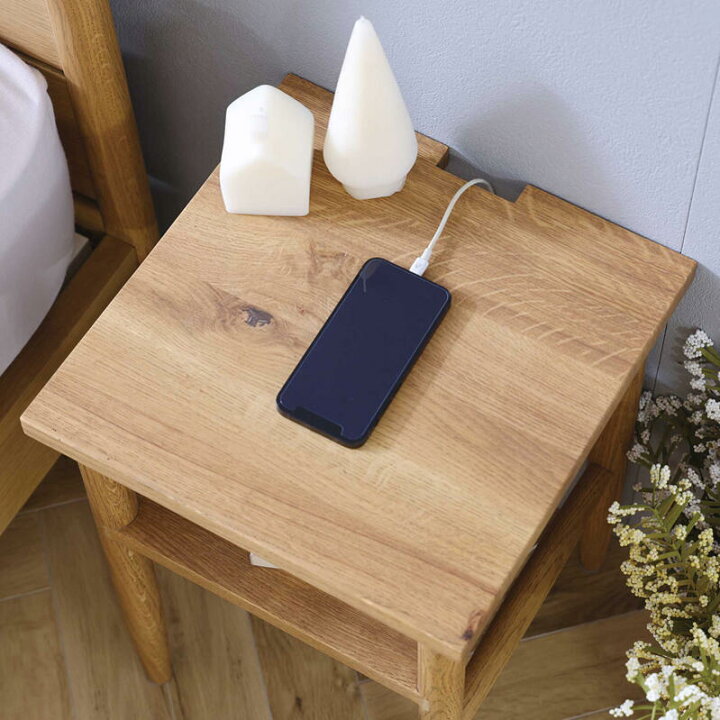 楽天市場 セレクト家具 サイドテーブル ナイトテーブル オープンタイプ 小物置き Diy家具 Nora Crema Night Table ノラ クレマ オープン収納 ランドマーク