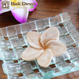 【あす楽】木製 オブジェ アロマ プルメリア バリのアジアン雑貨 フランジパニ 造花 リゾート z020301b Bali Direct