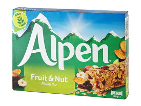 ウィータビックス アルペン シリアルバー フルーツ＆ナッツ 28g×5本フルーツナッツ｜weetabix Alpen　冷蔵便