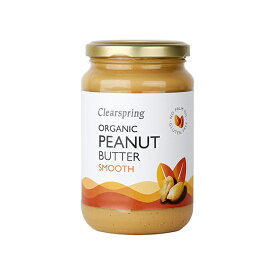 ＼先着500円OFFクーポン有／クリアスプリング　有機ピーナッツバター・スムース　350gClearspring オーガニック ピーナッツバター