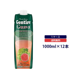 【送料無料◆ケース売り】ジェンティーレ グアバアンドグレープミックスジュース 1000ml 1ケース(12パック)業務用｜まとめ買い｜まとめ売り｜セット販売