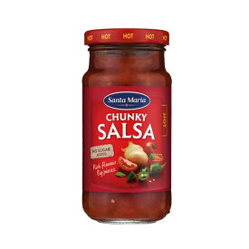 サンタマリア チャンキーサルサ ホット 230g（ピリ辛のホットタイプ） メキシカン テキサス サルサ ソース タコス 北欧 Santa Maria