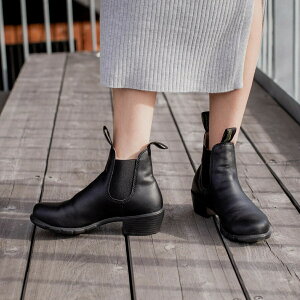 【レディース】 Blundstone(ブランドストーン) 2231 ブラック 黒 5cmヒール WOMANS SERIES VEGAN ウーマン 高機能 サイドゴアブーツ メンズ ユニセックス 22.5〜26.5 レザー 革 革靴 ゴム ゴム底 靴 シュ