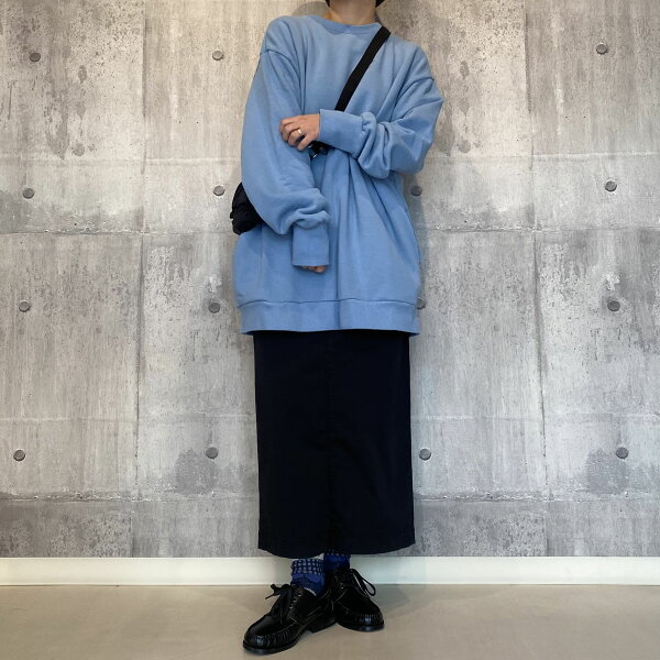 【30%OFF】【toaru】ポケット付き裏毛 クルーネックスウェット チュニック オーバーサイズ ゆったり 全3色