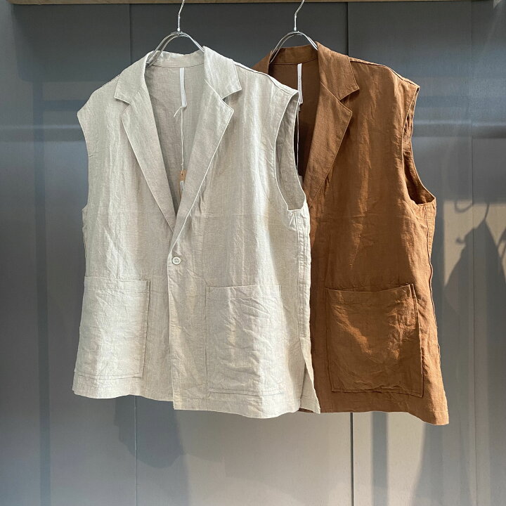 楽天市場】【35%OFF】【ARTEPOVERA】washedリネンベスト アルテポー 