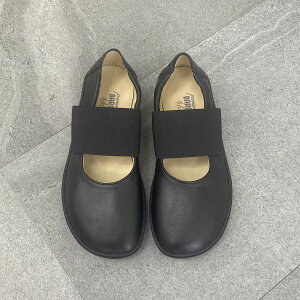 �yPremium BARE FOOT by Rock Spring�zWIDE ELASTIC STRAP SHOES ���C�h�G���X�e�B�b�N�X�g���b�v�V���[�Y �u���b�N [NPBF2503] �v���~�A���x�A�t�b�g�o�C���b�N�X�v�����O