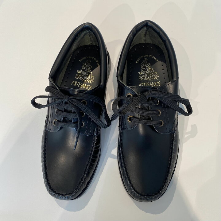 楽天市場】【ARTESANOS】レザーモカシンシューズ ブラック 牛革 サイズ 