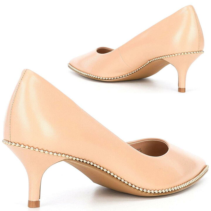 楽天市場】コーチ パンプス ローヒール 歩きやすい ポインテッドトゥ  