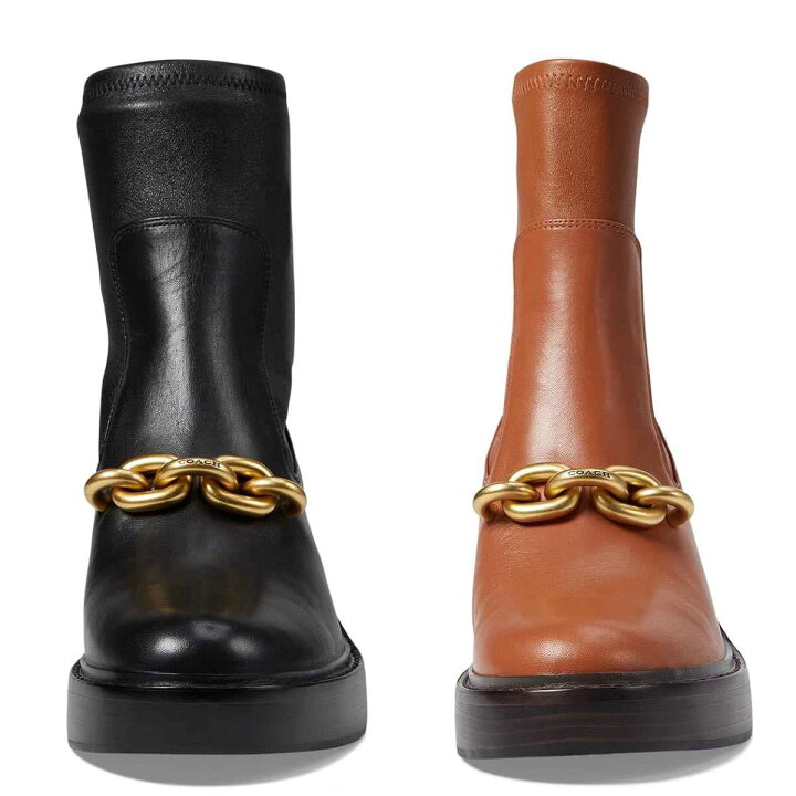 楽天市場】コーチ ・バフレザーソール・背面にゴールドトーンのロゴ  