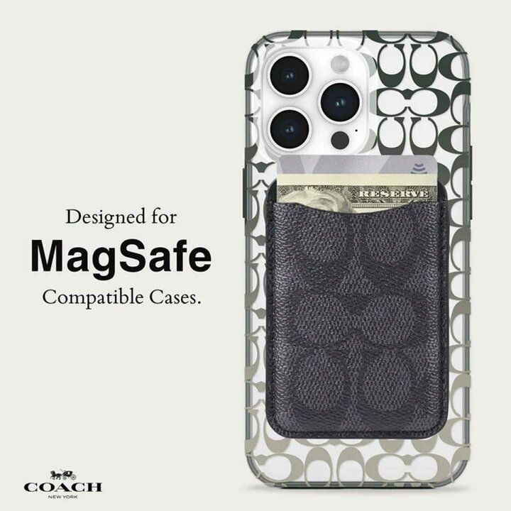 楽天市場】コーチ スマホ カードケース MagSafe対応 iPhone カード 