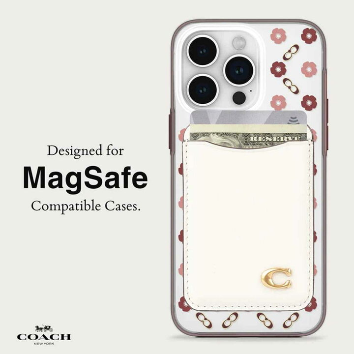 楽天市場】コーチ スマホ カードケース MagSafe対応 iPhone カード 