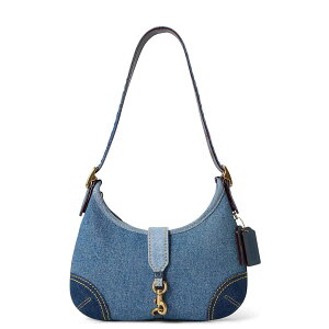 COACH コーチ デニム ホーボー レザー ワンショルダーバッグ hobo 