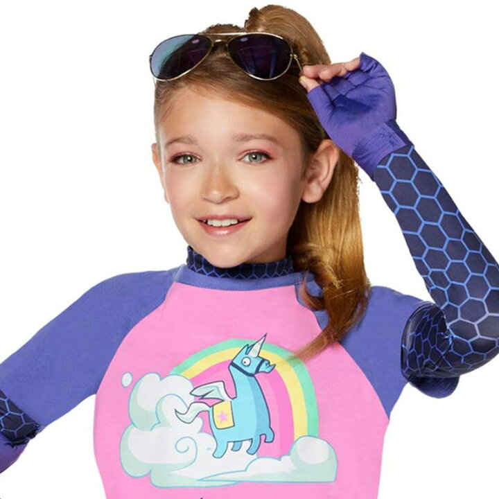 楽天市場 フォートナイト コスプレ ブライトボンバー 子供用 コスチューム 服 グッズ スキン 公式 Fortnite Langelina