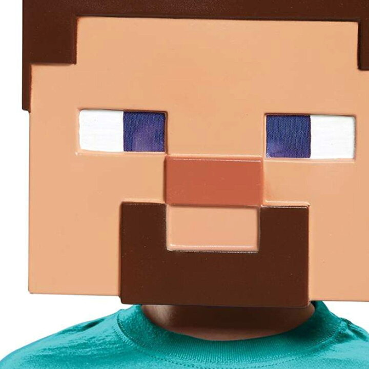 楽天市場 マインクラフト コスチューム スティーブ 子供用 マスク コスプレ スイッチ スキン Forge Minecraft Langelina