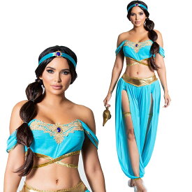 アラジン ジャスミン コスプレ コスチューム 衣装 大人 セクシー ドレス Aladdin