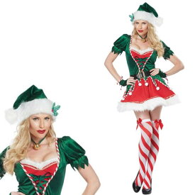 クリスマス エルフ コスプレ 妖精 レディース サンタクロース セクシー 大きいサイズ 衣装 Christmas