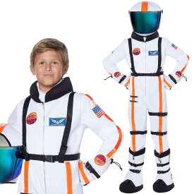 宇宙飛行士 NASA コスプレ 子供用 宇宙服 Halloween 衣装 ハロウィン 仮装 Astronaut