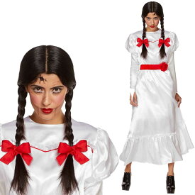 大人用　アナベル　コスチューム コスプレ アナベル死霊博物館 死霊館の人形 衣装 ハロウィン 大人用 コスチューム 映画 Adult Annabelle Costume