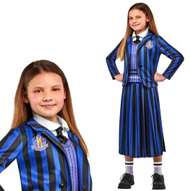 ウェンズデー コスプレ 衣装 アダムスファミリー 仮装 キッズ子供 制服 ワンピース ハロウィン Wednesday