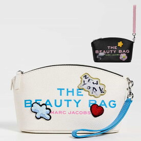 マークジェイコブス 化粧ポーチ コスメ ポーチ ブランド 持ち歩き コンパクト ストラップ付 自立 大きめ marc jacobs